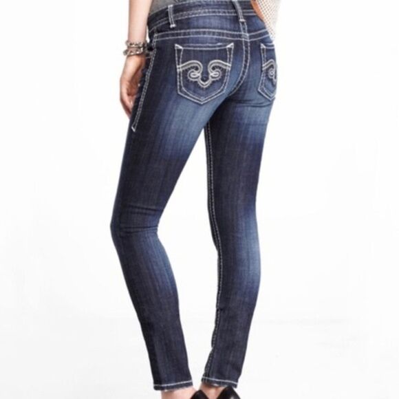 ✨ Express Rerock Skinny Jeans✨ - Picture 1 of 11